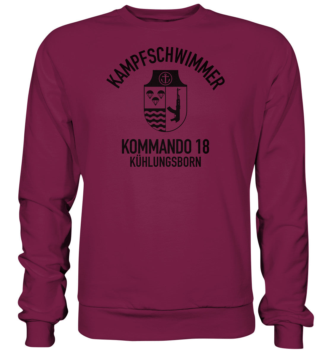 PULLOVER UNISEX • DDR KAMPFSCHWIMMER KÜHLUNGSBORN - hell