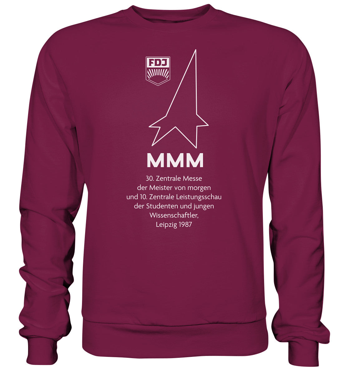 PULLOVER UNISEX • MESSE DER MEISTER VON MORGEN, LEIPZIG 1987