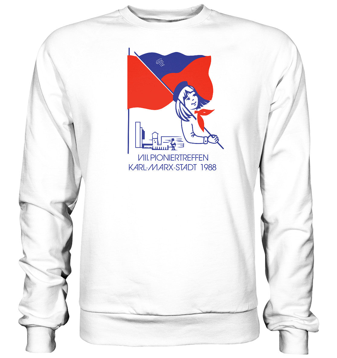PULLOVER UNISEX • 8. PIONIERTREFFEN KARL-MARX-STADT 1988