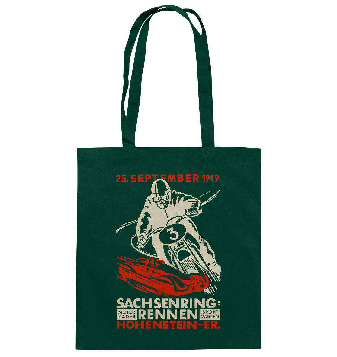 BAUMWOLLTASCHE • SACHSENRING-RENNEN 1949