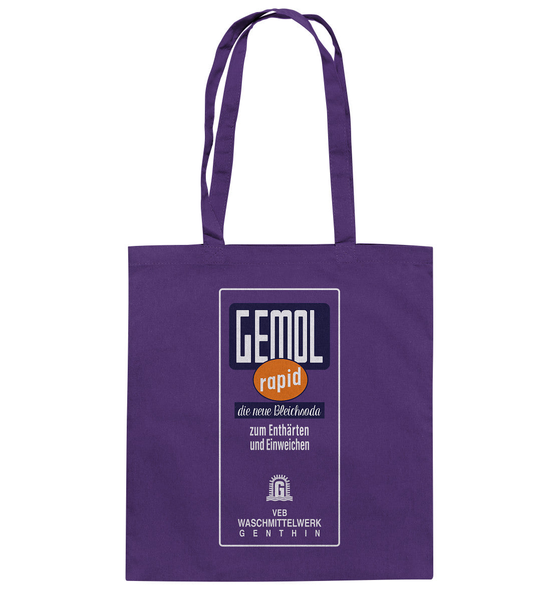 BAUMWOLLTASCHE • GEMOL - VEB WASCHMITTELWERK GENTHIN