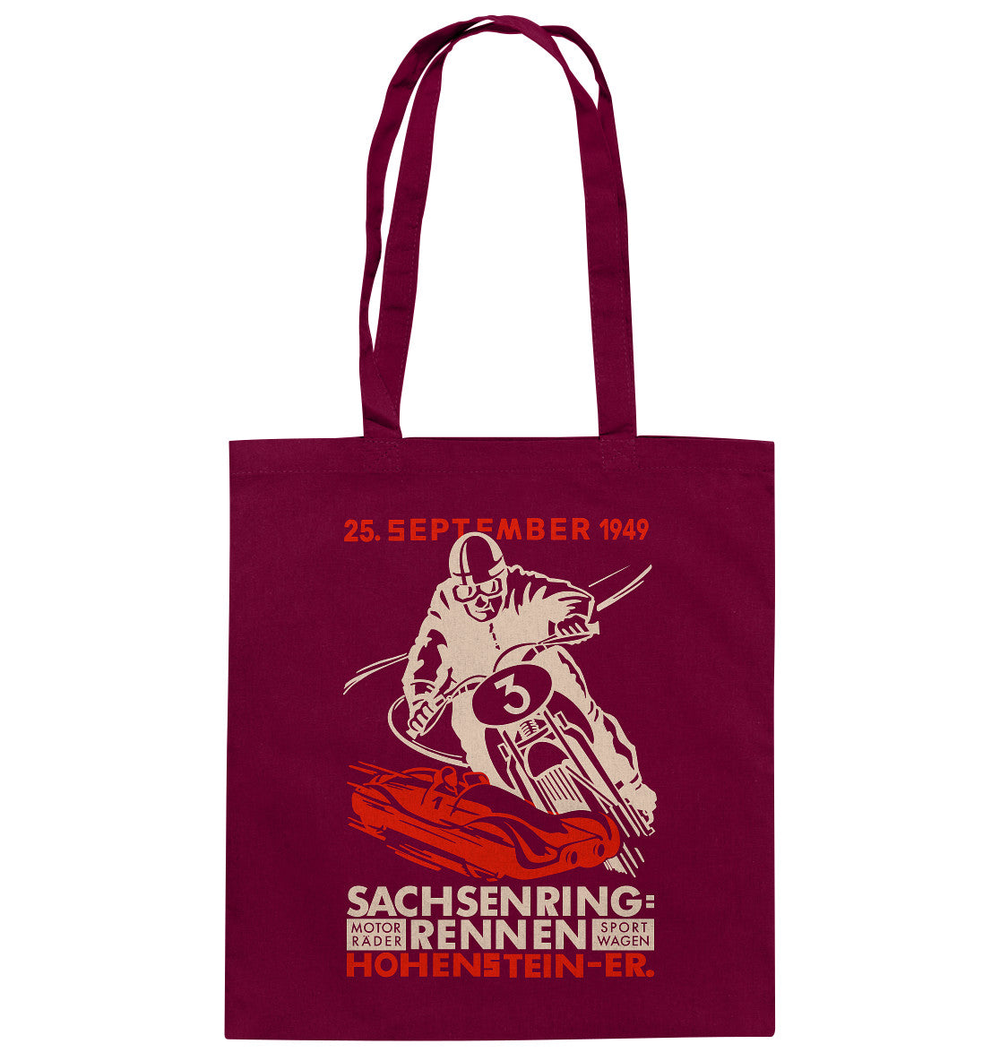 BAUMWOLLTASCHE • SACHSENRING-RENNEN 1949