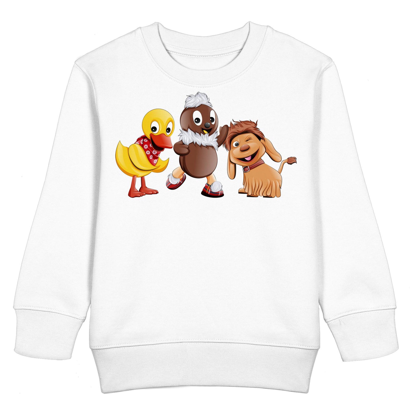 KIDS PULLOVER • UNSER SANDMÄNNCHEN - PITTI, MOPPI & SCHNATTERINCHEN