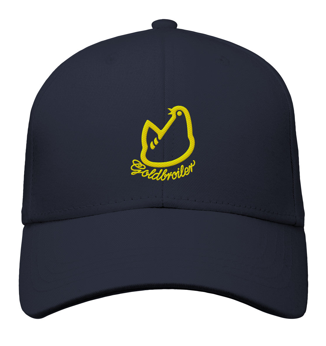 ORGANIC BASEBALLCAP BESTICKT • GOLDBROILER