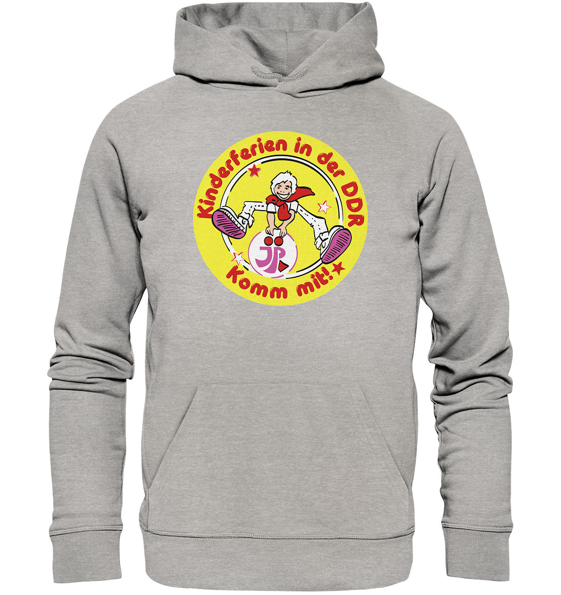 PREMIUM ORGANIC HOODIE UNISEX • JP KINDERFERIEN IN DER DDR