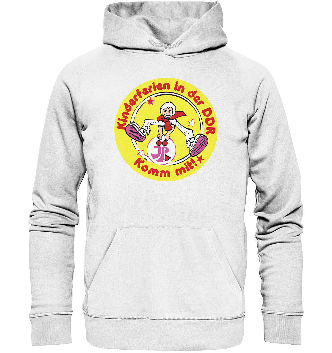 PREMIUM ORGANIC HOODIE UNISEX • JP KINDERFERIEN IN DER DDR