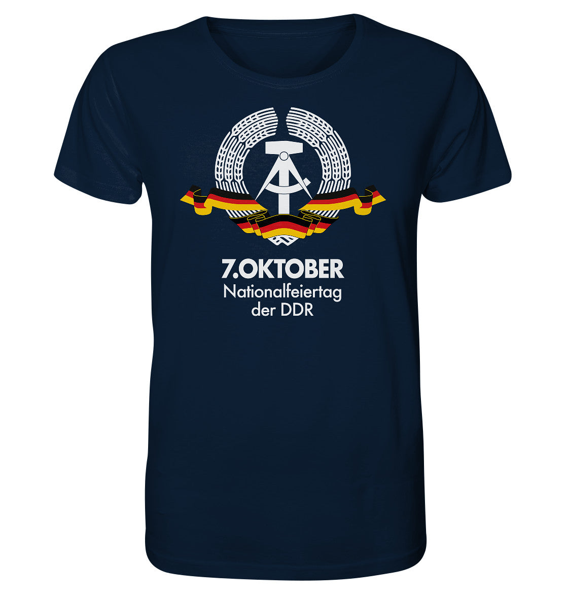 ORGANIC SHIRT UNISEX • NATIONALFEIERTAG DER DDR - 7. OKTOBER