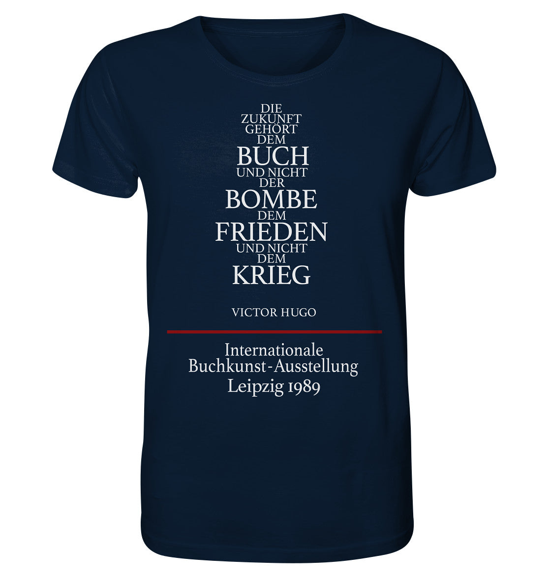 ORGANIC SHIRT UNISEX • BUCHKUNST-AUSSTELLUNG LEIPZIG 1989