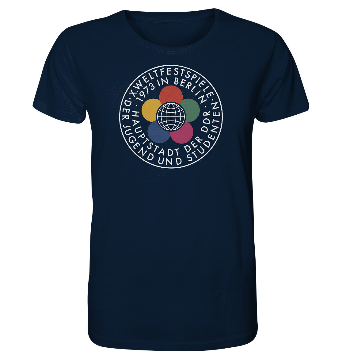 ORGANIC SHIRT UNISEX • WELTFESTSPIELE 1973 - DUNKEL
