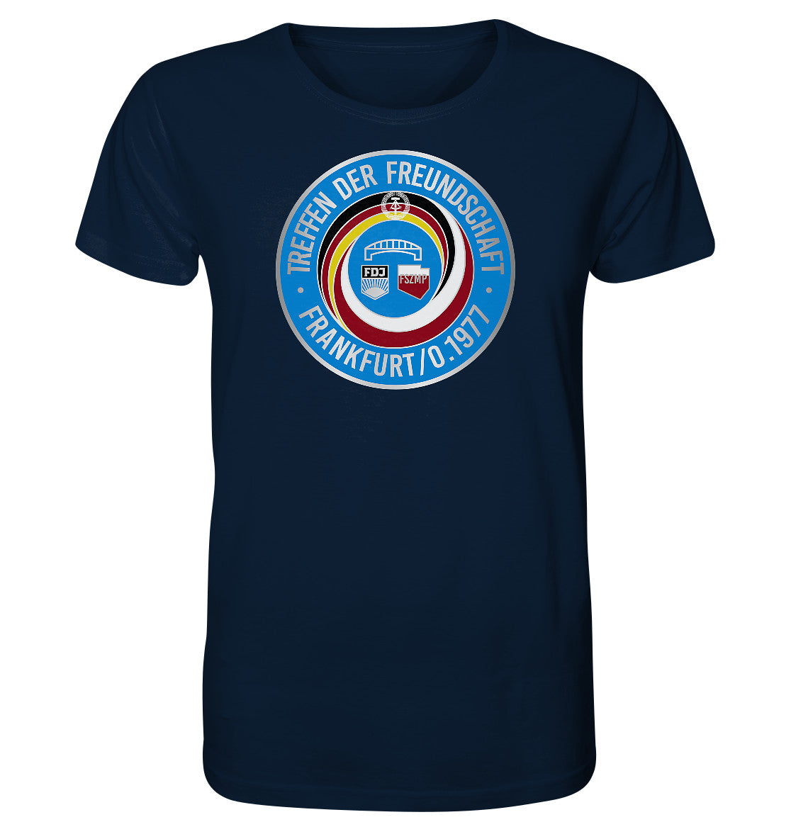 ORGANIC SHIRT UNISEX • TREFFEN DER FREUNDSCHAFT - JUGEND DER DDR & VR POLEN 1977