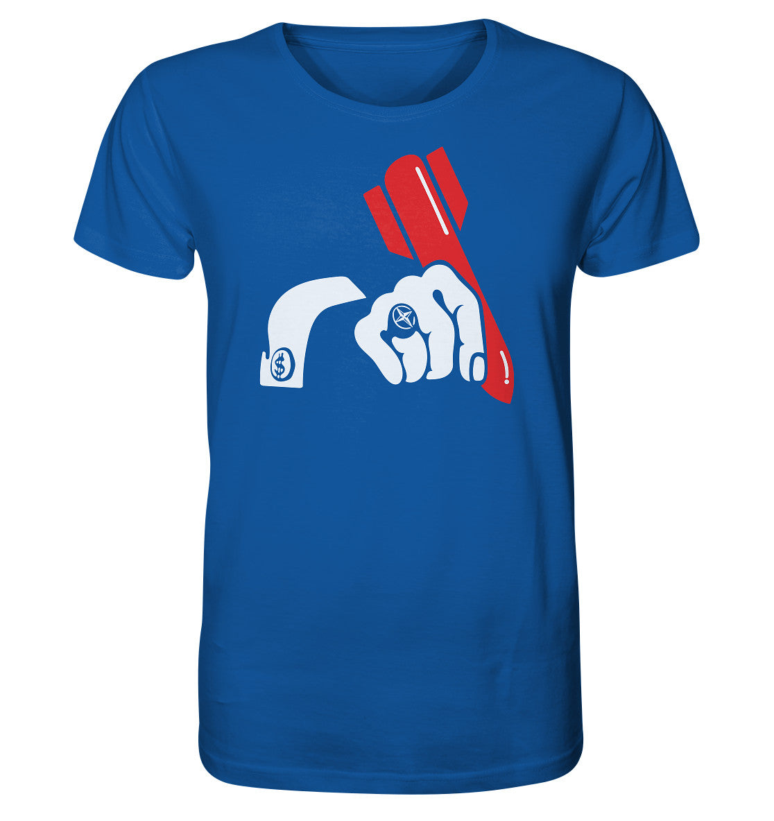 ORGANIC SHIRT UNISEX • ANTI-NATO PERSHING FRIEDENSPLAKAT