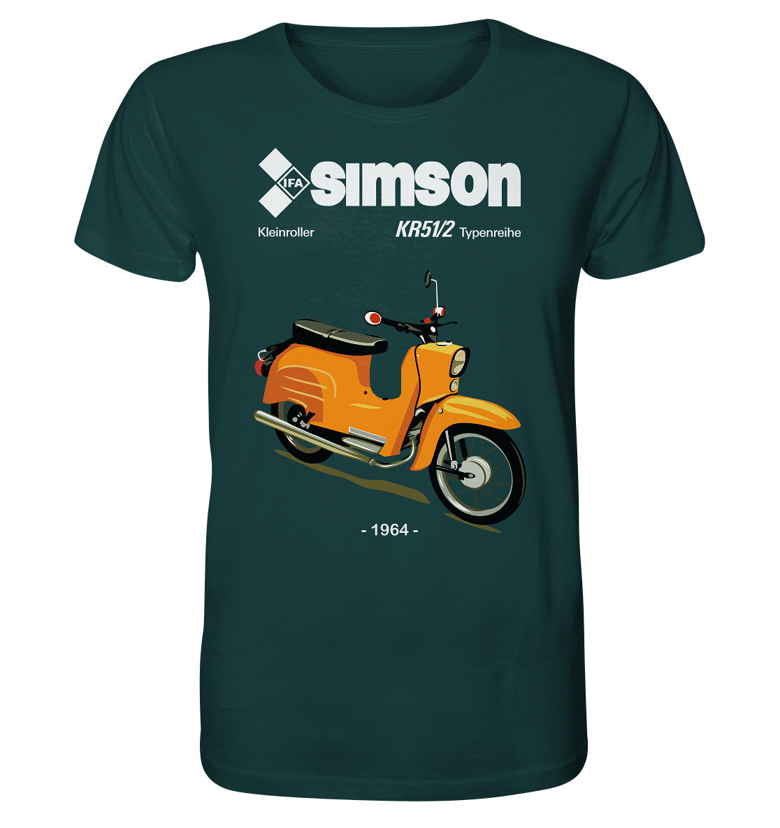 ORGANIC SHIRT UNISEX • SIMSON SCHWALBE KR51-2 (ORIGINALPROSPEKT 1964)