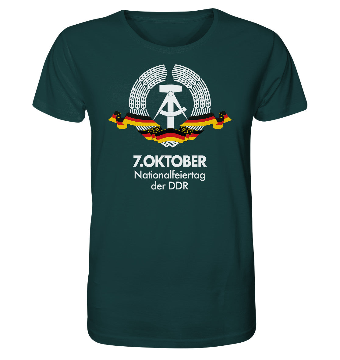 ORGANIC SHIRT UNISEX • NATIONALFEIERTAG DER DDR - 7. OKTOBER