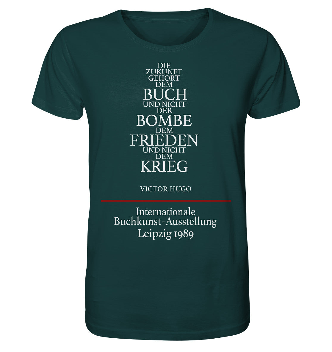 ORGANIC SHIRT UNISEX • BUCHKUNST-AUSSTELLUNG LEIPZIG 1989