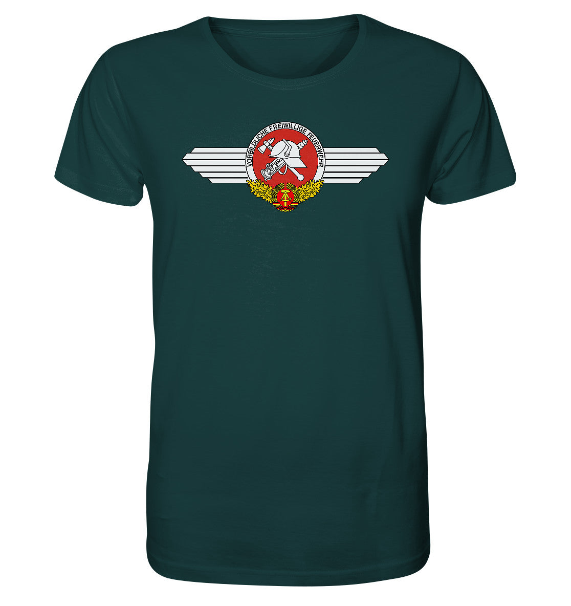 ORGANIC SHIRT UNISEX • VORBILDLICHE FREIWILLIGE FEUERWEHR DER DDR