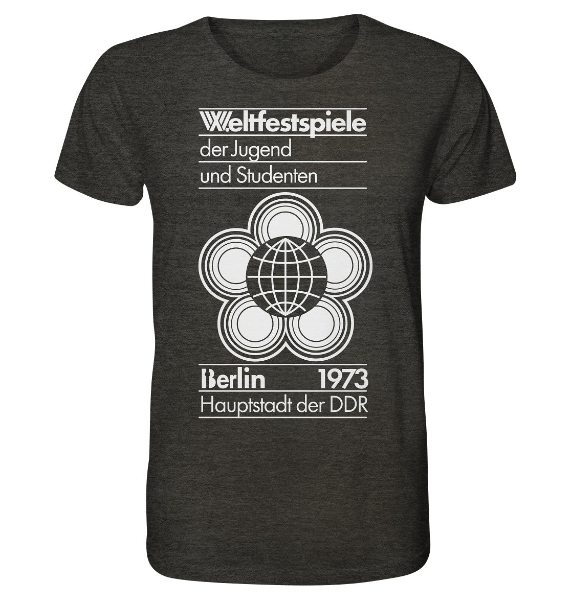 ORGANIC SHIRT UNISEX • WELTFESTSPIELE BERLIN 1973 - PLAKATMOTIV