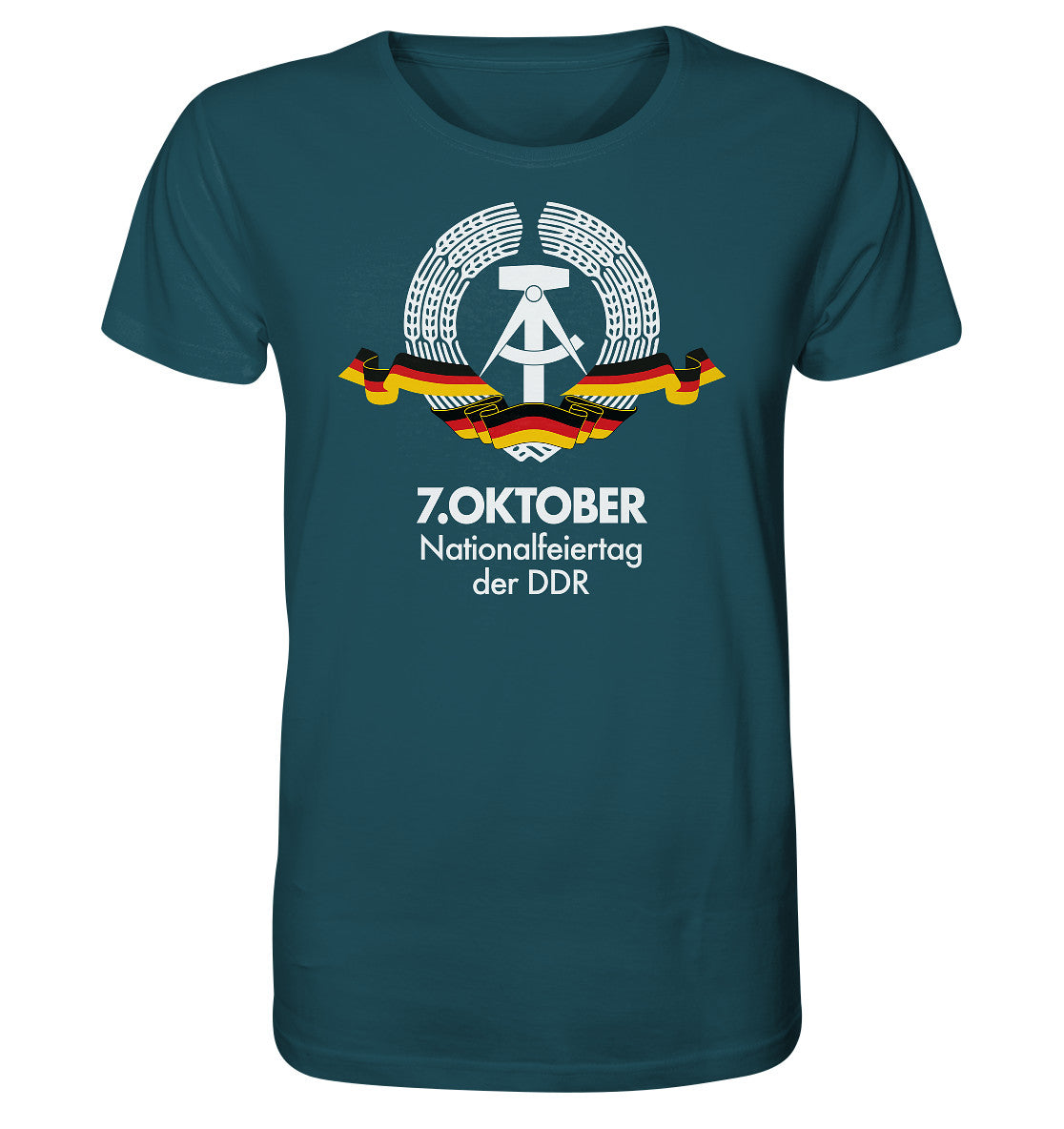ORGANIC SHIRT UNISEX • NATIONALFEIERTAG DER DDR - 7. OKTOBER