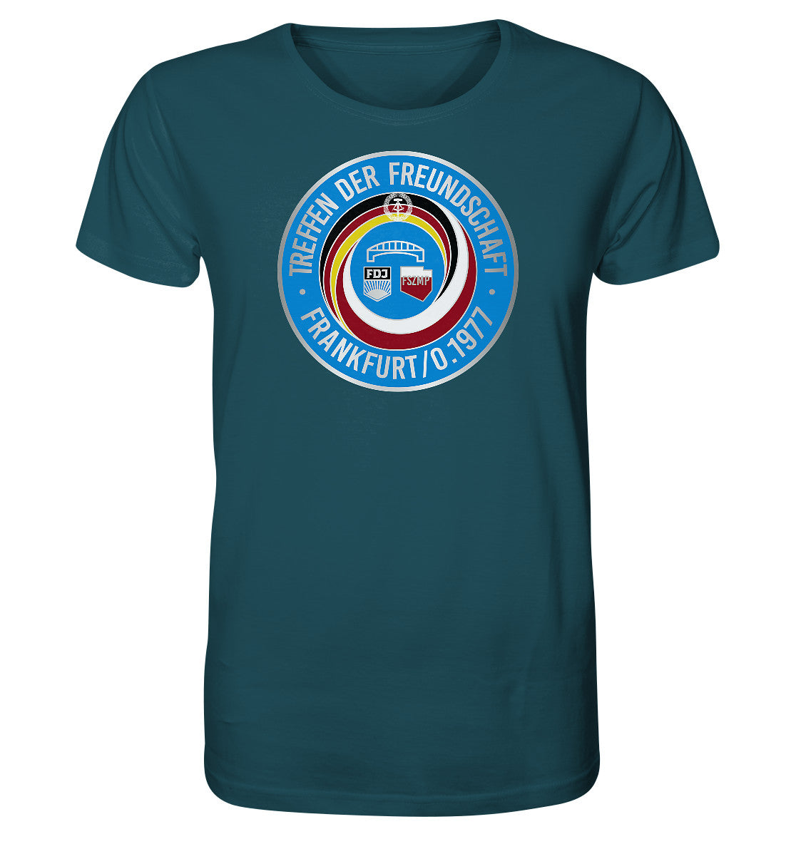 ORGANIC SHIRT UNISEX • TREFFEN DER FREUNDSCHAFT - JUGEND DER DDR & VR POLEN 1977