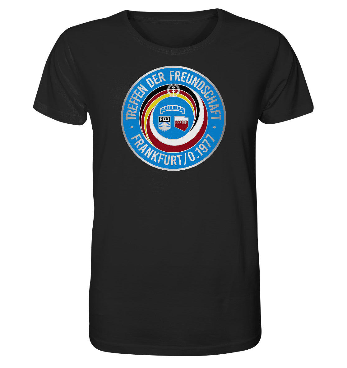 ORGANIC SHIRT UNISEX • TREFFEN DER FREUNDSCHAFT - JUGEND DER DDR & VR POLEN 1977