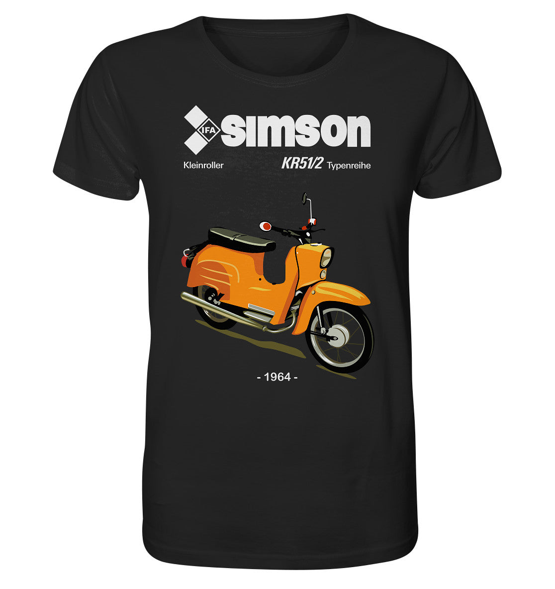 ORGANIC SHIRT UNISEX • SIMSON SCHWALBE KR51-2 (ORIGINALPROSPEKT 1964)