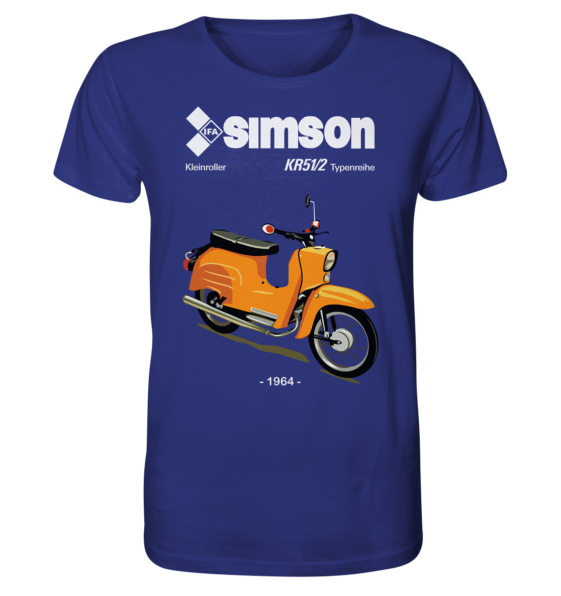ORGANIC SHIRT UNISEX • SIMSON SCHWALBE KR51-2 (ORIGINALPROSPEKT 1964)