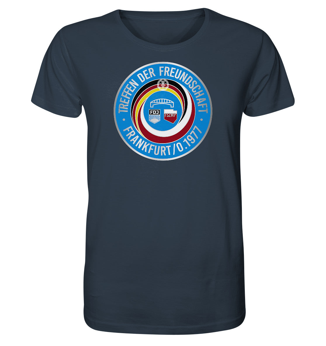 ORGANIC SHIRT UNISEX • TREFFEN DER FREUNDSCHAFT - JUGEND DER DDR & VR POLEN 1977
