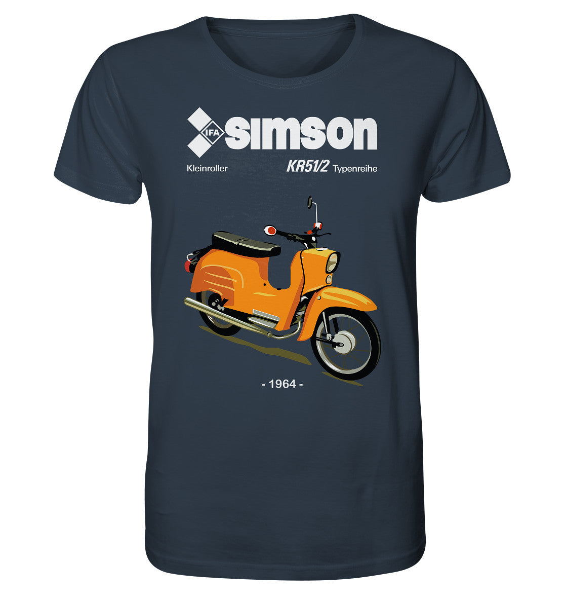 ORGANIC SHIRT UNISEX • SIMSON SCHWALBE KR51-2 (ORIGINALPROSPEKT 1964)