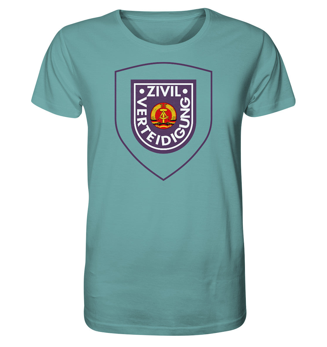 ORGANIC SHIRT UNISEX • DDR ZIVILVERTEIDIGUNG