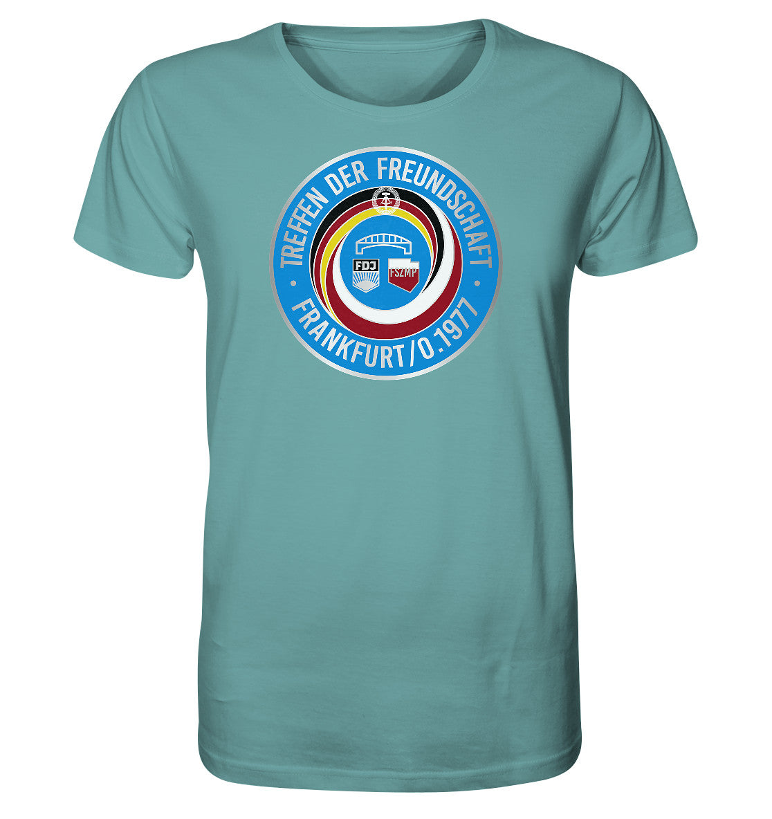 ORGANIC SHIRT UNISEX • TREFFEN DER FREUNDSCHAFT - JUGEND DER DDR & VR POLEN 1977