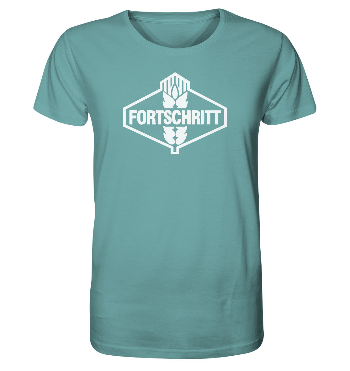 ORGANIC SHIRT UNISEX • FORTSCHRITT LANDMASCHINEN - WEISS