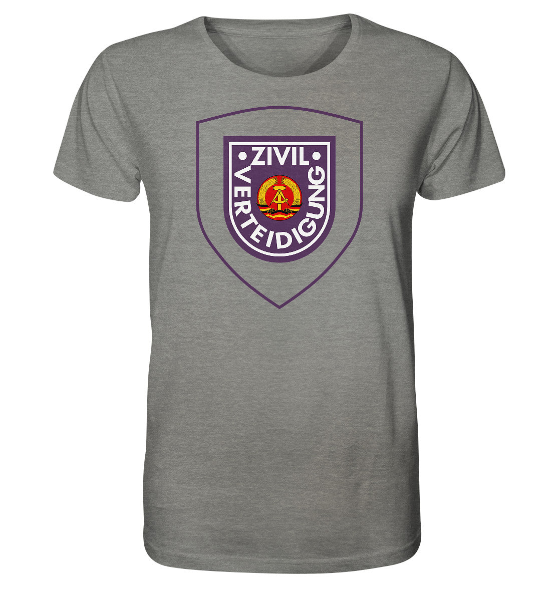 ORGANIC SHIRT UNISEX • DDR ZIVILVERTEIDIGUNG