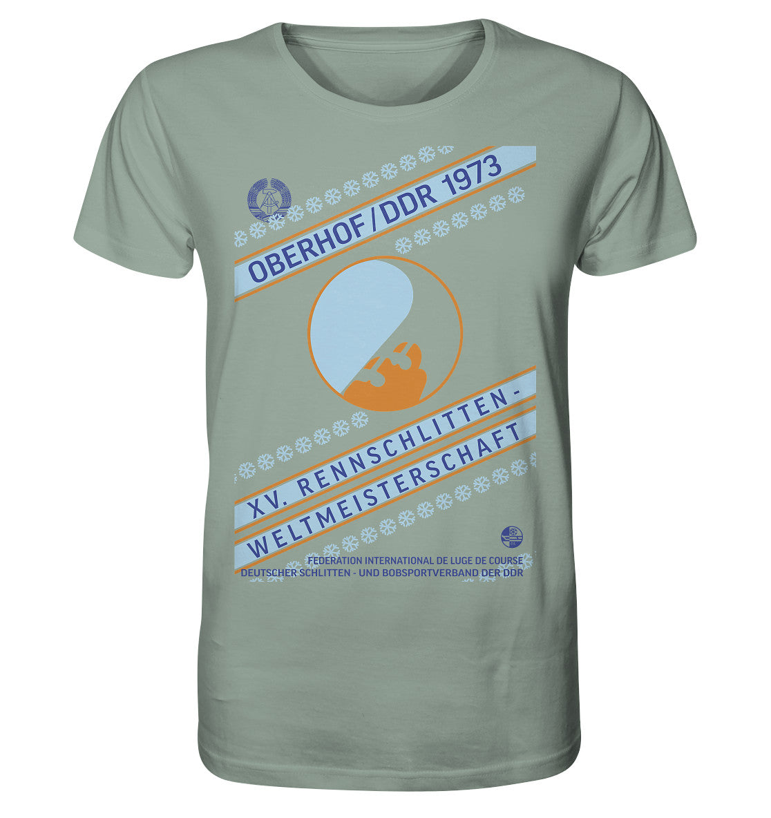ORGANIC SHIRT UNISEX • 15. RENNSCHLITTEN-WM OBERHOF, DDR 1973