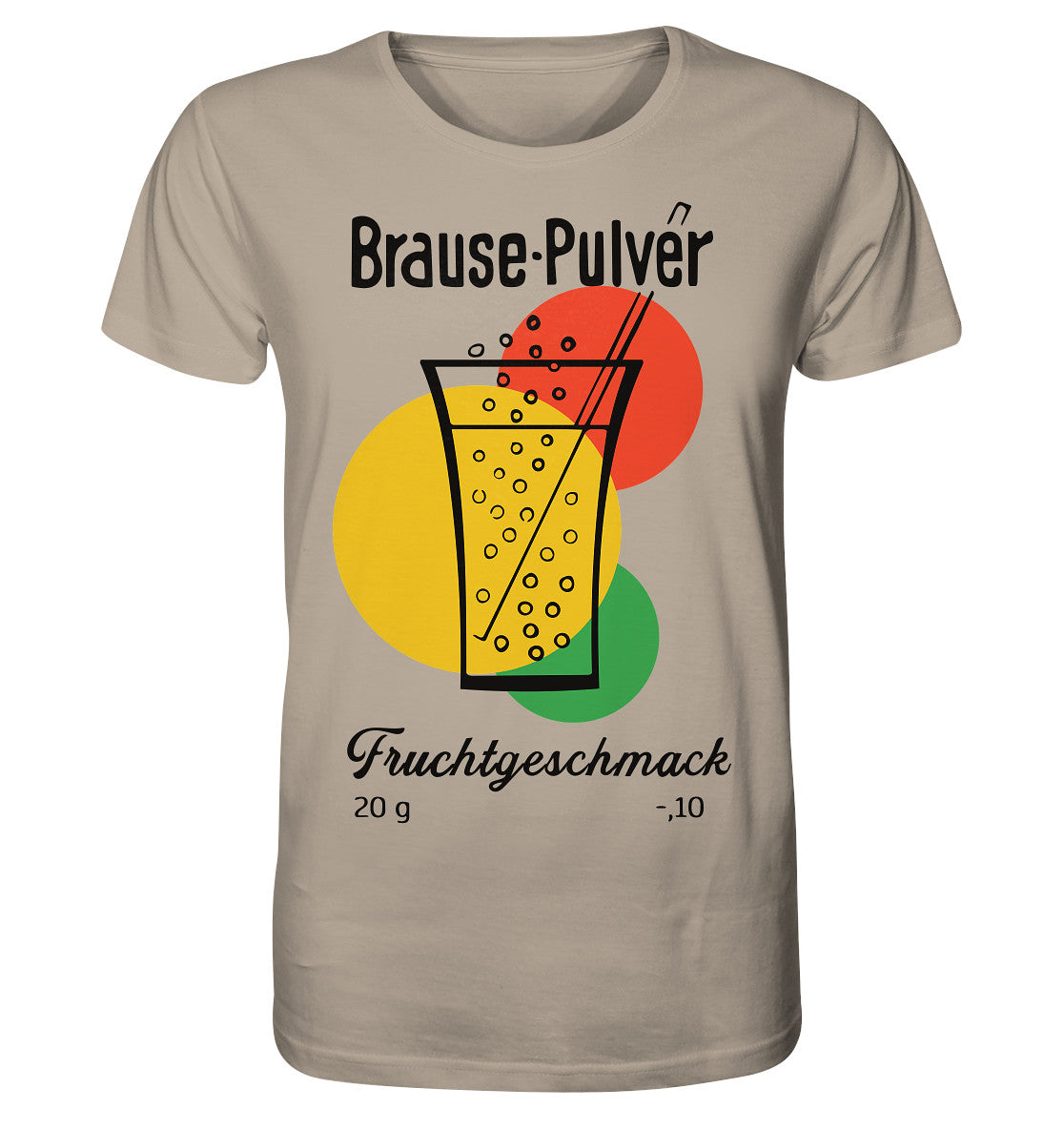 ORGANIC SHIRT UNISEX • BRAUSE-PULVER FRUCHTGESCHMACK