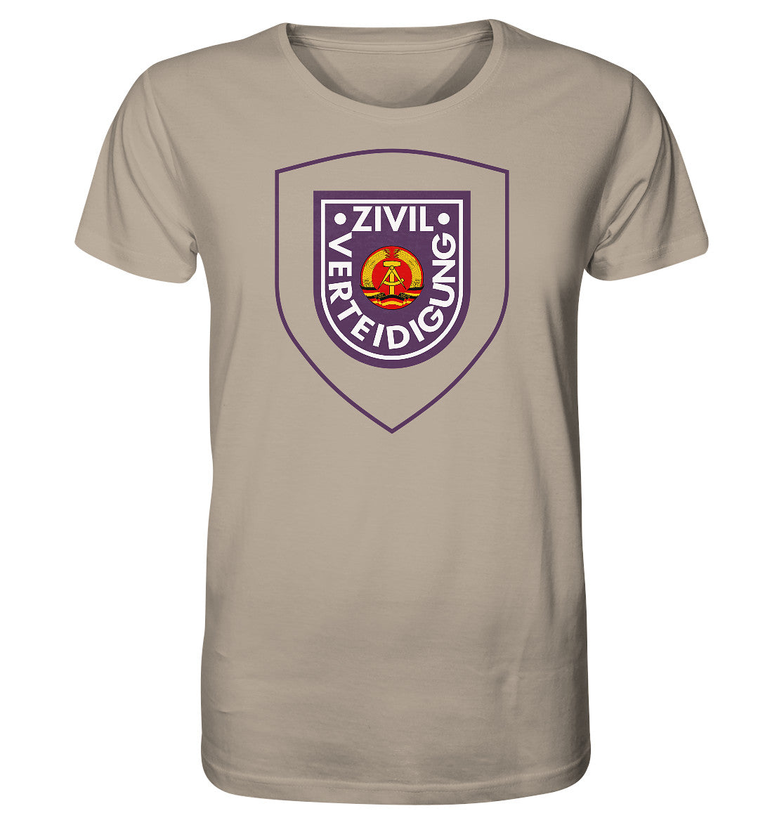 ORGANIC SHIRT UNISEX • DDR ZIVILVERTEIDIGUNG