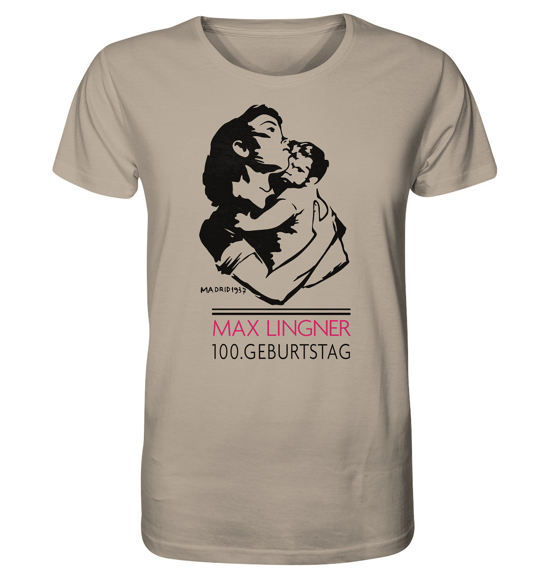ORGANIC SHIRT UNISEX • 100. GEBURTSTAG MAX LINGNER