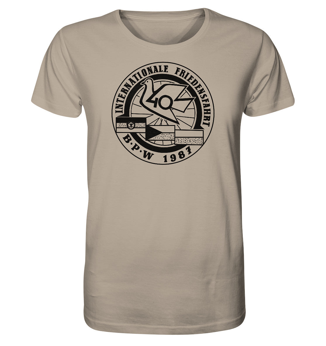 ORGANIC SHIRT UNISEX • INTERNATIONALE FRIEDENSFAHRT 1987