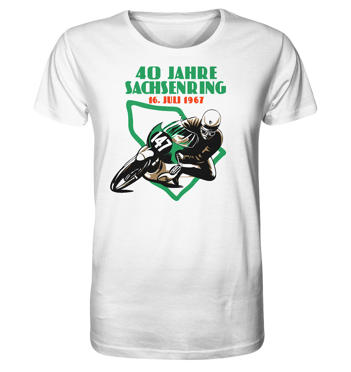ORGANIC SHIRT UNISEX • 40 JAHRE SACHSENRING 1967