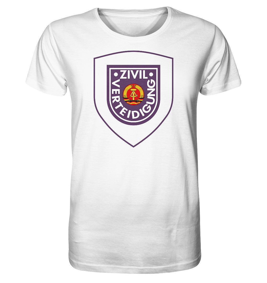 ORGANIC SHIRT UNISEX • DDR ZIVILVERTEIDIGUNG