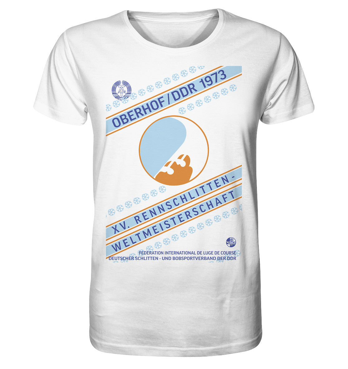 ORGANIC SHIRT UNISEX • 15. RENNSCHLITTEN-WM OBERHOF, DDR 1973