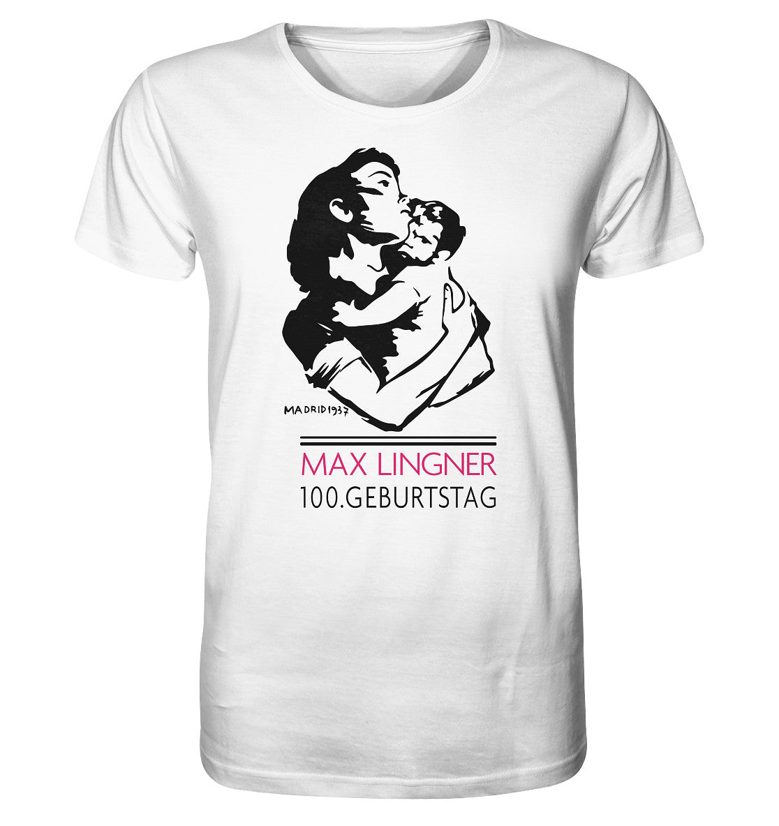 ORGANIC SHIRT UNISEX • 100. GEBURTSTAG MAX LINGNER