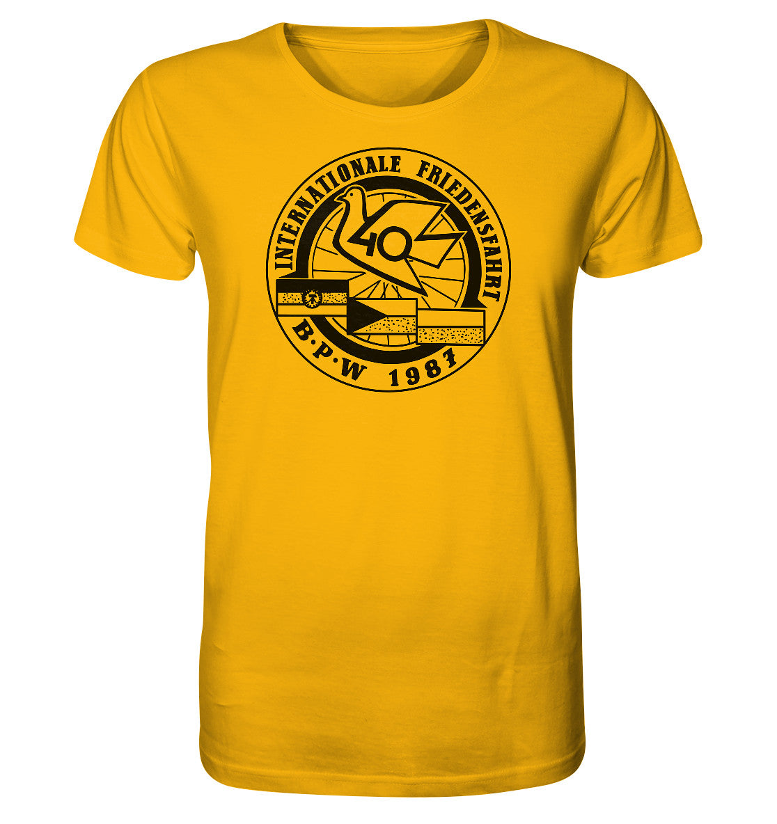 ORGANIC SHIRT UNISEX • INTERNATIONALE FRIEDENSFAHRT 1987