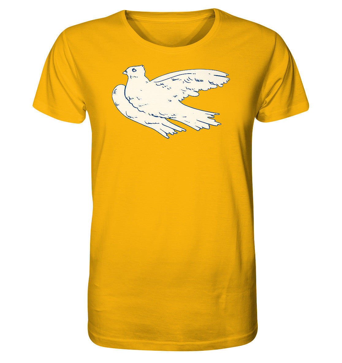 ORGANIC SHIRT UNISEX • DDR - KLEINE WEISSE FRIEDENSTAUBE