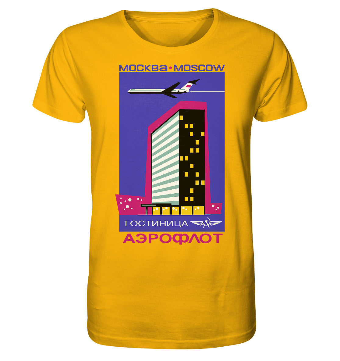 ORGANIC SHIRT UNISEX • AEROFLOT MOSKAU