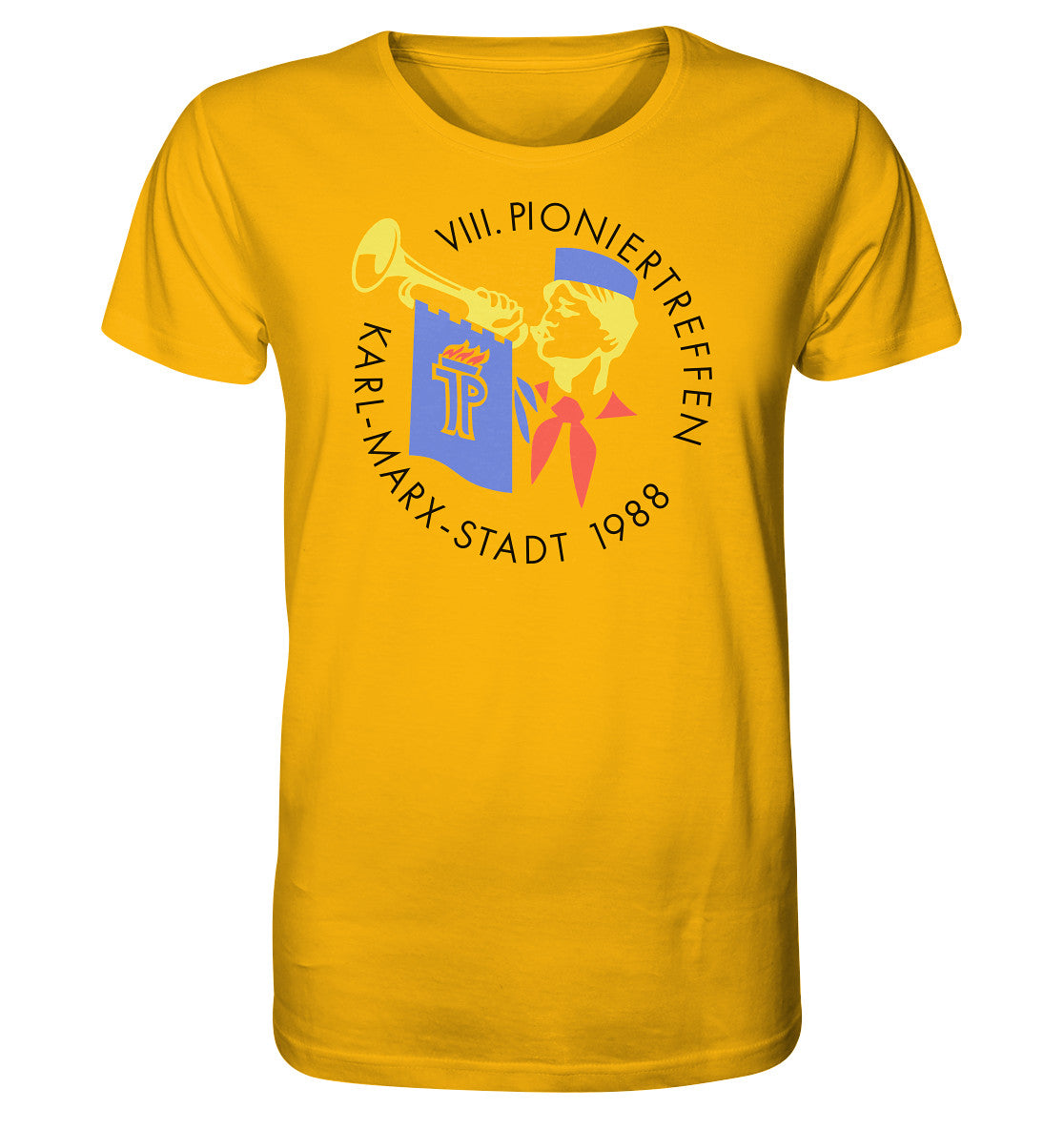 ORGANIC SHIRT UNISEX • PIONIERTREFFEN KARL-MARX-STADT - HELL