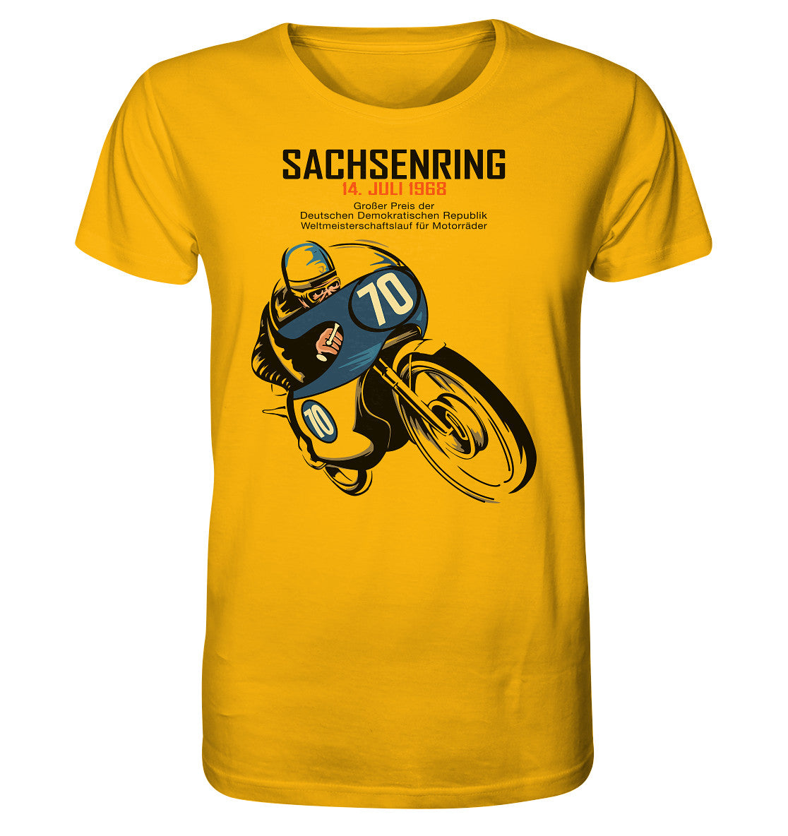 ORGANIC SHIRT UNISEX • SACHSENRING 1968 - GROSSER PREIS DER DDR