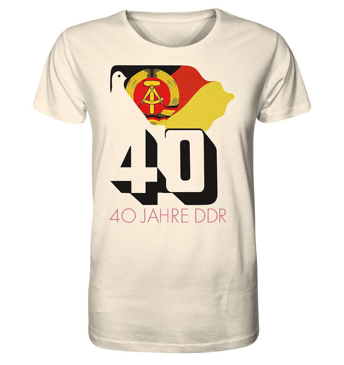 ORGANIC SHIRT UNISEX • 40 JAHRE DDR