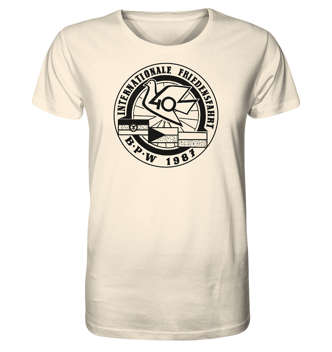 ORGANIC SHIRT UNISEX • INTERNATIONALE FRIEDENSFAHRT 1987
