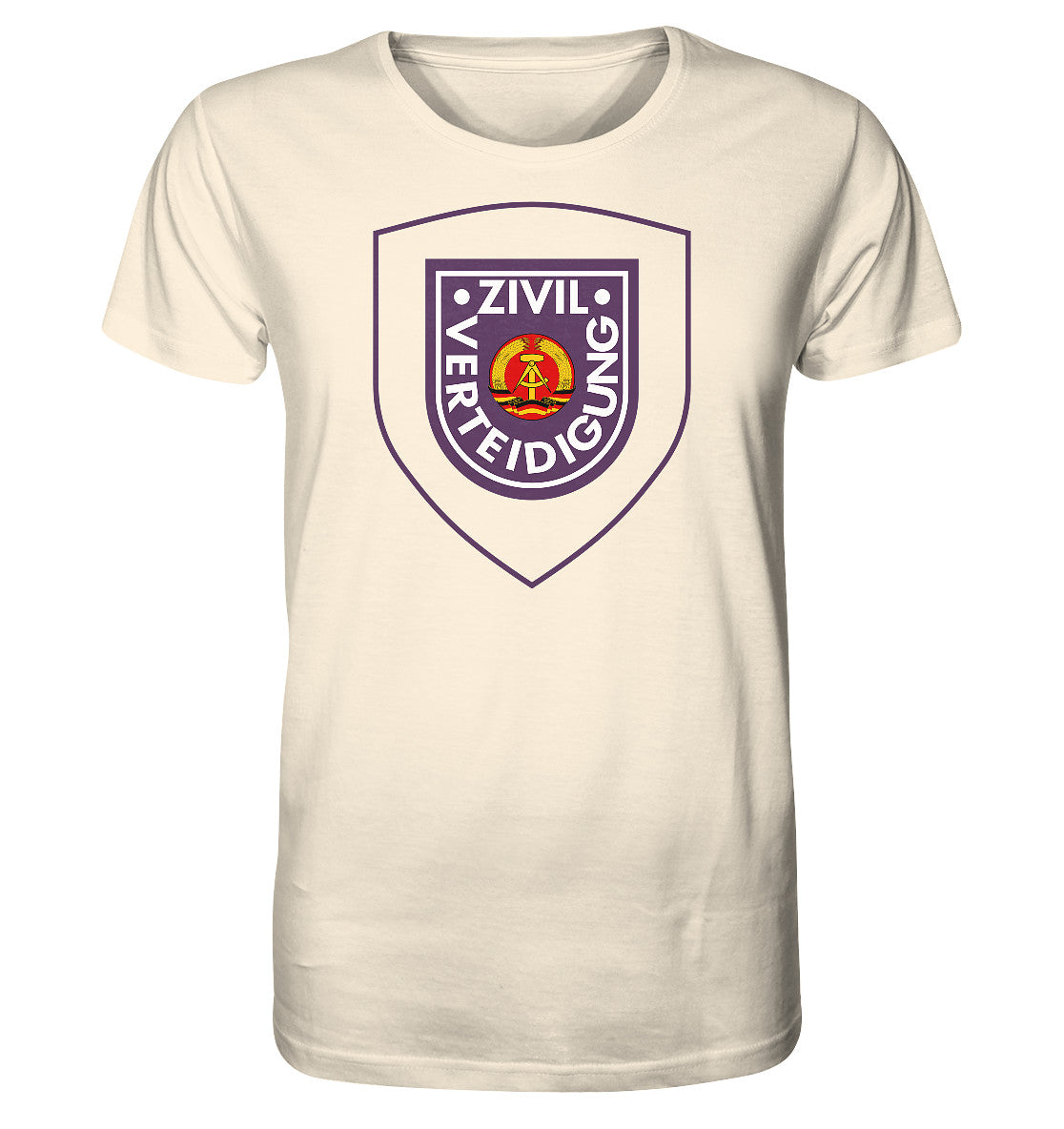 ORGANIC SHIRT UNISEX • DDR ZIVILVERTEIDIGUNG