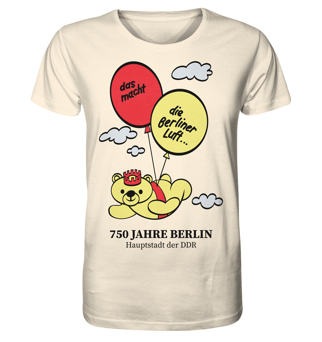 ORGANIC SHIRT UNISEX • 750 JAHRE BERLIN - HAUPTSTADT DER DDR