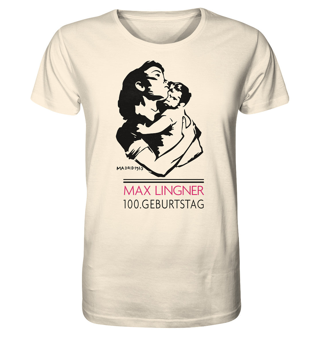 ORGANIC SHIRT UNISEX • 100. GEBURTSTAG MAX LINGNER